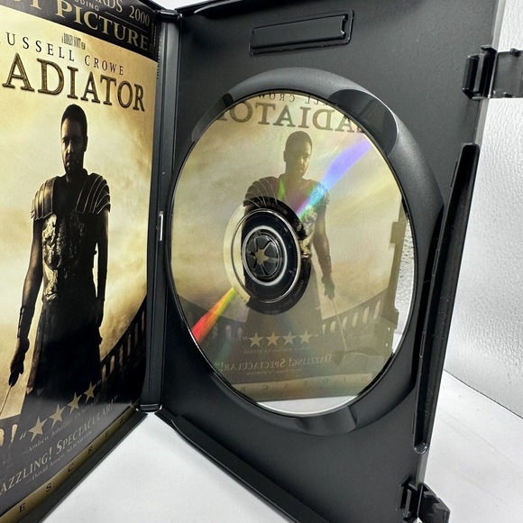 Gladiator Movie Film DVD Widescreen‎ Russel Crowe 5 Academy Awards Best Picture - Picture 8 of 9